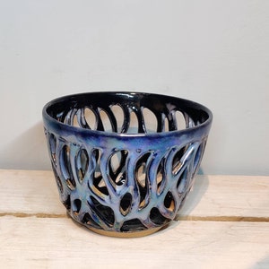 ceramic tealight holder, housewarming gifts, birthday present, gifts for her, mothers day gift, luminary image 2