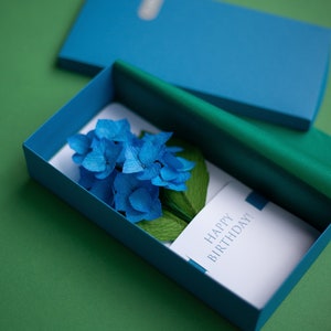 Feliz cumpleaños Tarjetas de flores de papel para mamá, Tarjetas navideñas, Postal original 3D