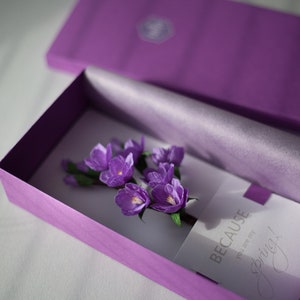 Porque usted es mi primavera, flores de papel, tarjeta 3D de lujo a la mejor mamá, regalo personalizado para mamá