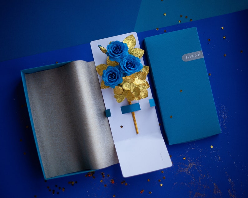 Personalised blue Wedding Money Envelope Card, Wedding Congratulations Card, Newlyweds Gift image 4