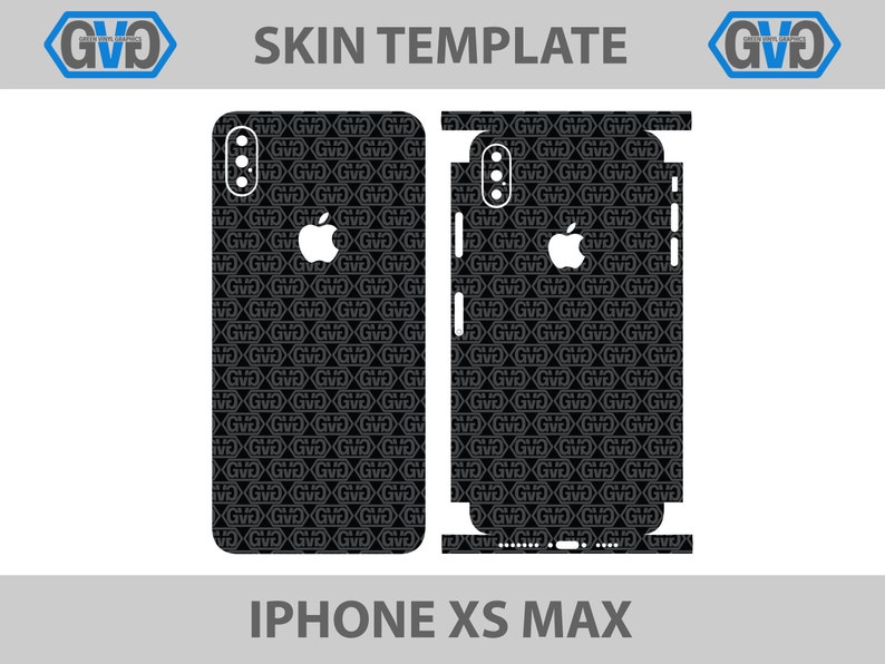 iphone xs max skin template file template for cutting or