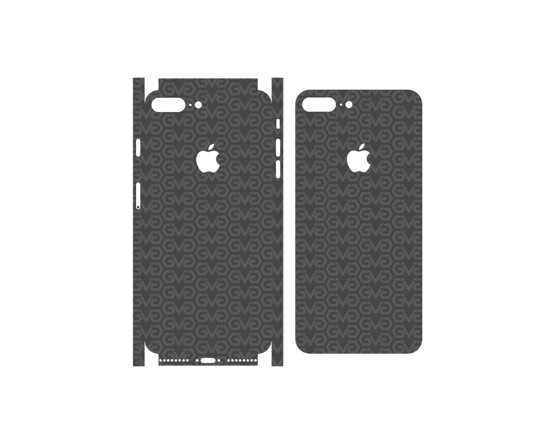 IPhone 7 Plus Skin Template SVG Vector - Etsy