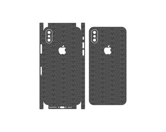 iPhone Xs Skin Template SVG Vector