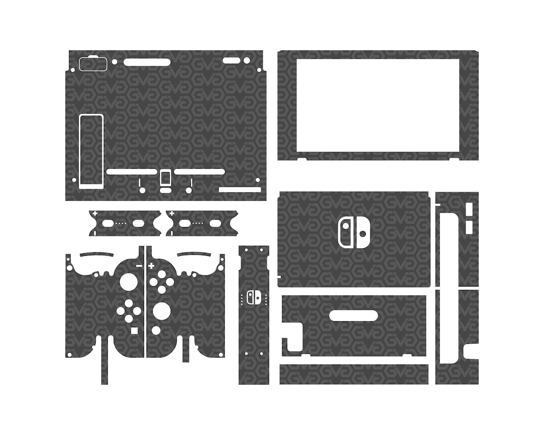 Switch Skin Template SVG Vector - Etsy UK