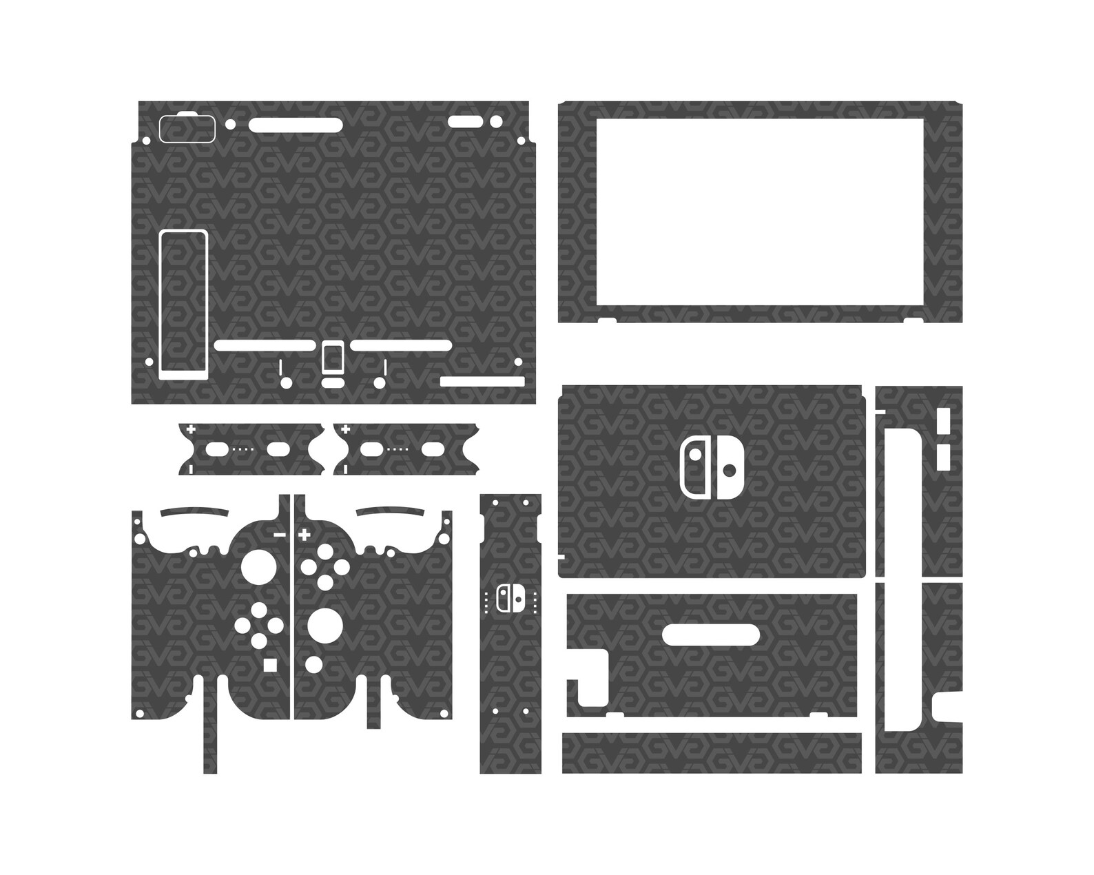 Switch Skin Template SVG Vector - Etsy UK