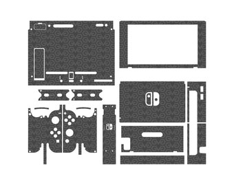 Nintendo Switch Skin Template SVG Cut File, Nintendo Switch Console ...