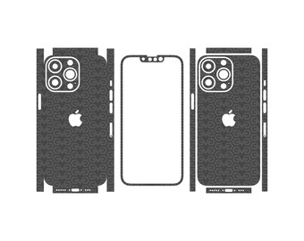 iPhone 13 Pro Skin Template SVG Vektor