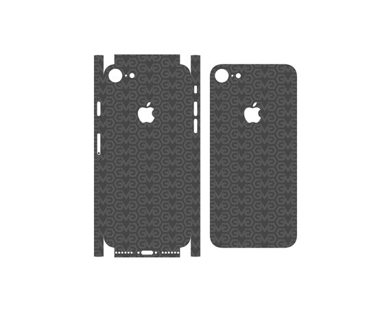 Iphone 7 Skin Template SVG Vector | Etsy