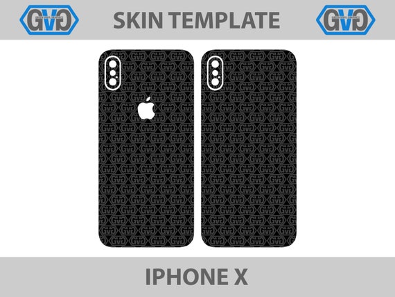 Iphone X Skin Template File Template For Cutting Or Design Etsy Iphone X Skin Template File Template For Cutting Or Design Etsy