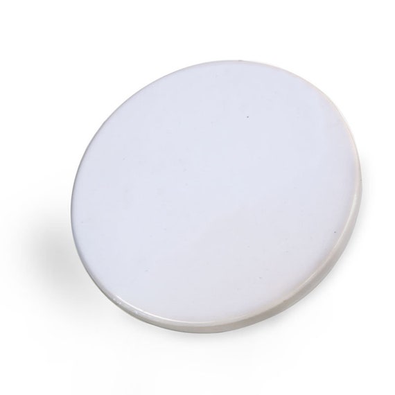 6 Pieces Blank Round 3.5 Inches Ceramic Coaster Heat Thermal