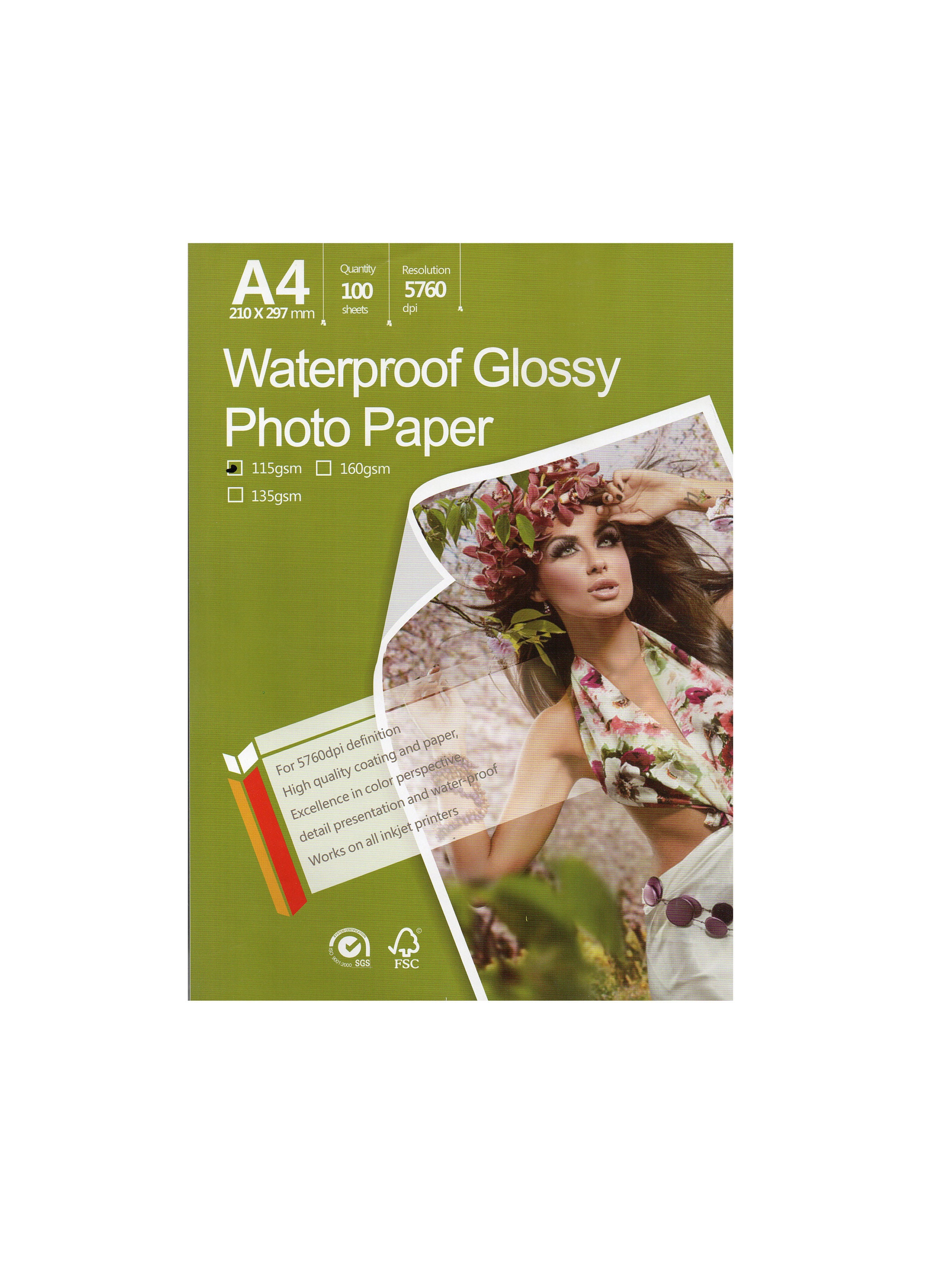 Glossy White Photo Paper A4 100 Sheets 8.3 X 11.6 115gr Weigth Etsy