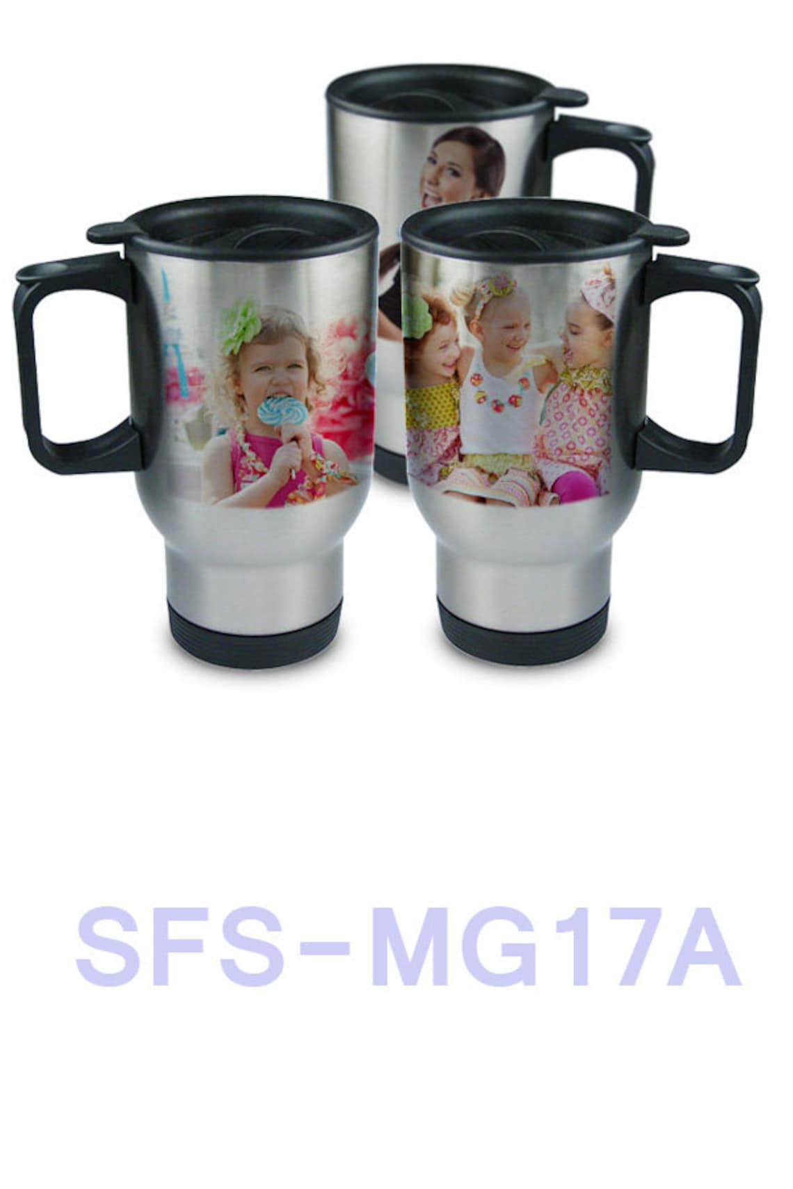 Stainless Travel Mug Silver for Sublimation DYE HEAT TRANSFER Etsy UK