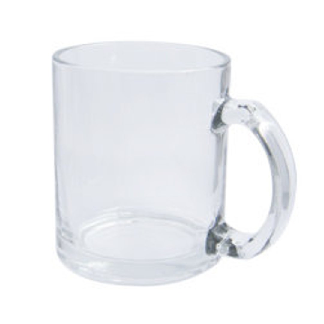 1pc Clear Glass Clear Cup With Handle, Plain Vintage Coffee Cup