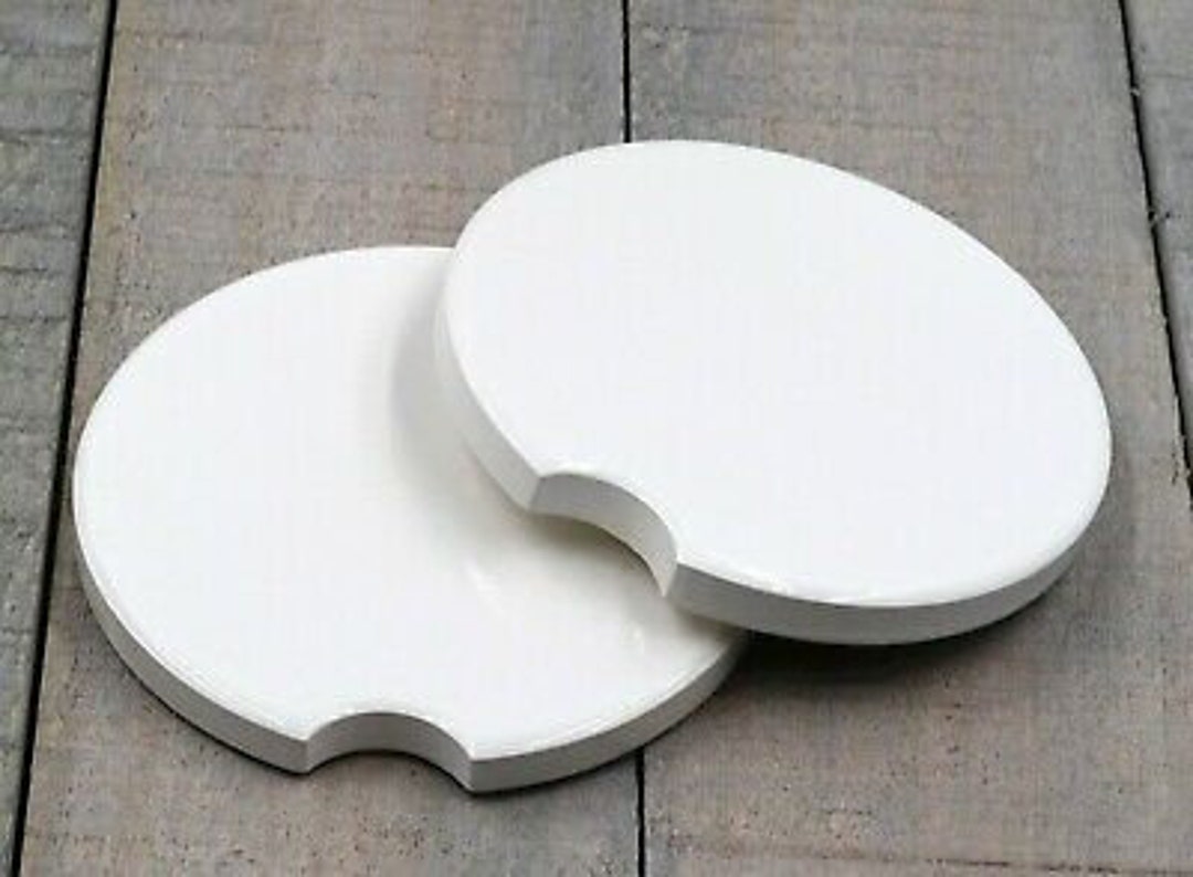 Ceramic White Round Coaster Heat Transfer Sublimation Craft Dye