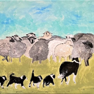 First Day of School Original Sold! Prints available