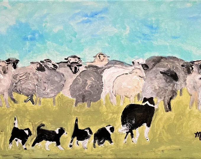 First Day of School Original Sold! Prints available