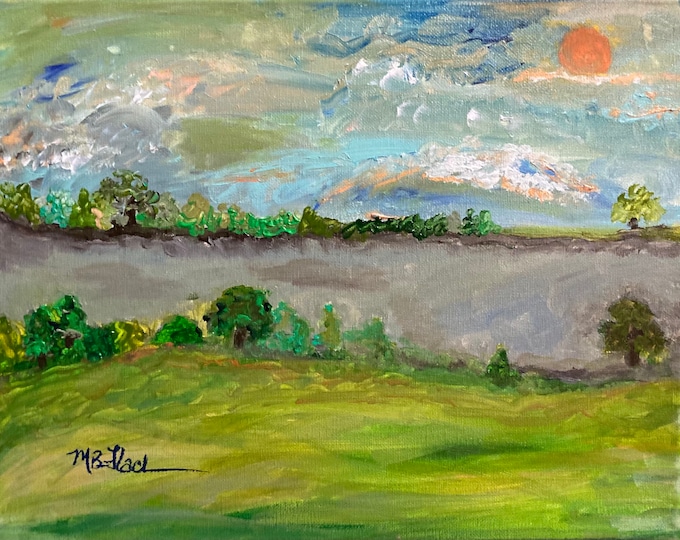 Summer on The Mighty Mississippi. Original Sold, Prints Available.!