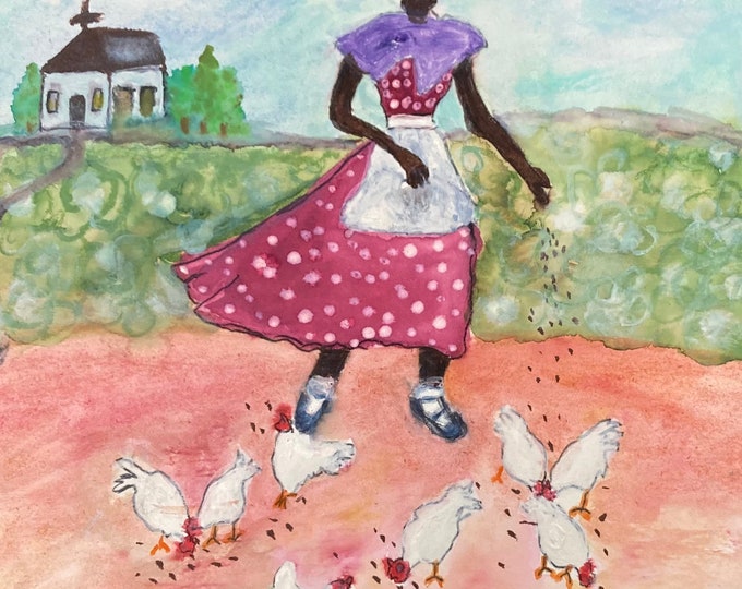 Cabbage Patch and Chickens