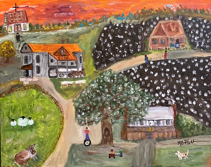 Just SOLD! Harvest Sky Mississippi. PRINTS now available 14x11.