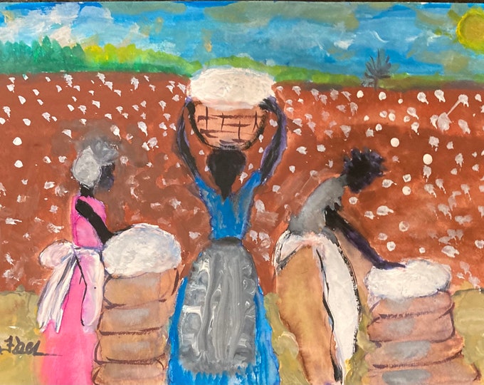 The Struggle- By  folk artist Mary Bryan Flach  Original has sold.  Prints available