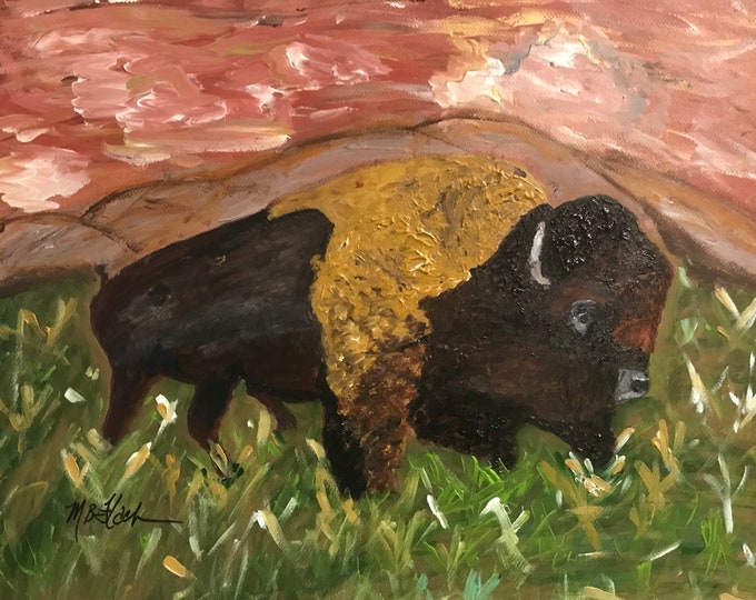 Print: Spanish Bit Bull Acrylic Original Has Sold!!  Prints Available