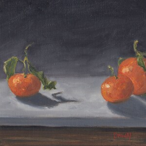 Mandarine Stillleben II / INSTANT Download / Americana Dekor / Küchen Dekor / Obst Wandbild / Obst Wandkunst