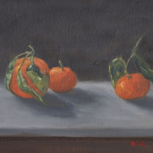 Tangerine Still Life III / INSTANT Download / Americana Decor / Kitchen Decor /  fruit wall art / fruit wall print