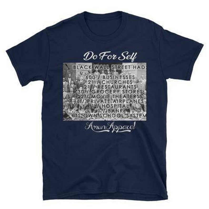 Black Wall Street Tshirt/black Wall Street/ Black Friday/ Etsy