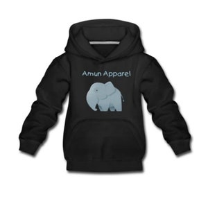 Kid&#39;s Elephant Hoodie/ Children&#39;s Clothes/ Children&#39;s Hoodie/ Kid&#39;s Designer Clothes/Back To School/ Kid&#39;s Hoodie/ Black History Month