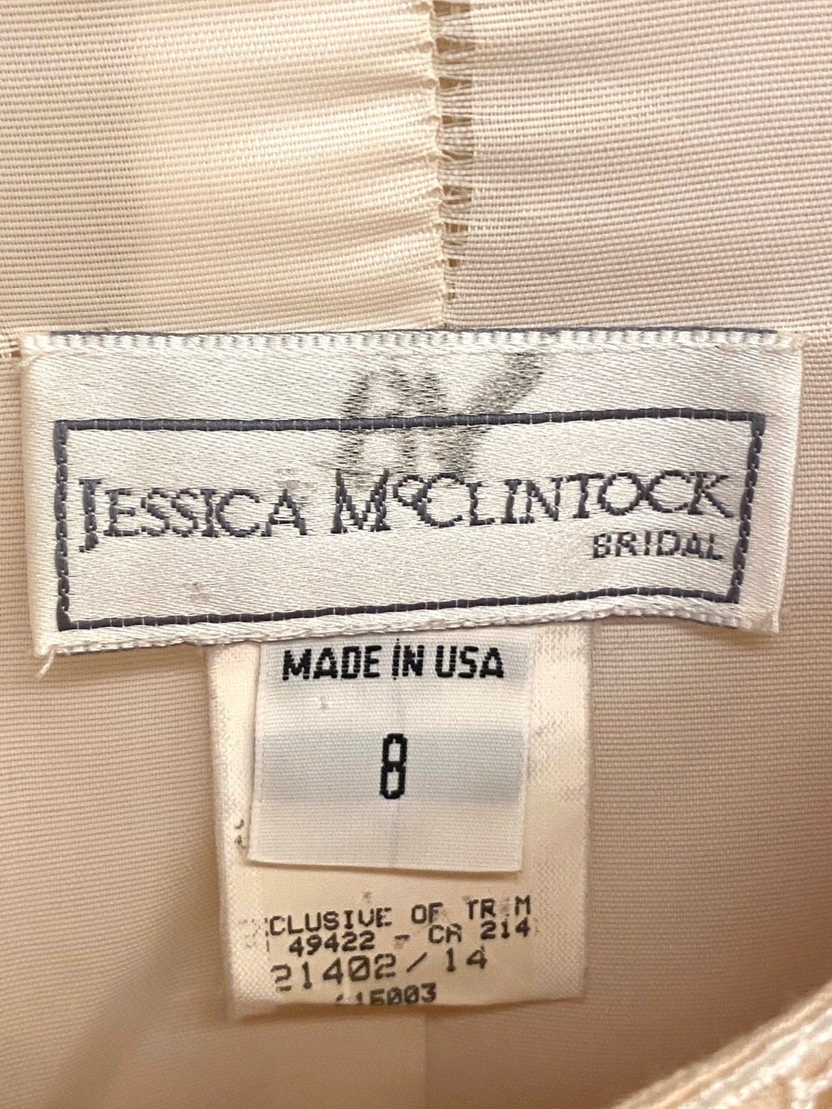 VINTAGE JESSICA MCCLINTOCK Pink Bridal Skirt Suit Lace Size Small Etsy