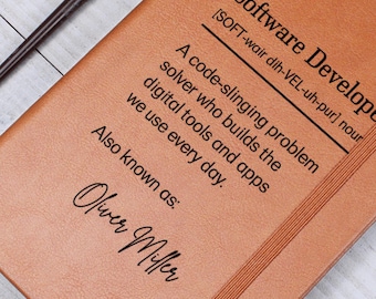 Personalisiertes Programmierer Geschenk, Programmierer Journal, Programmierer Notizbuch, Lustiges Tech Geschenk