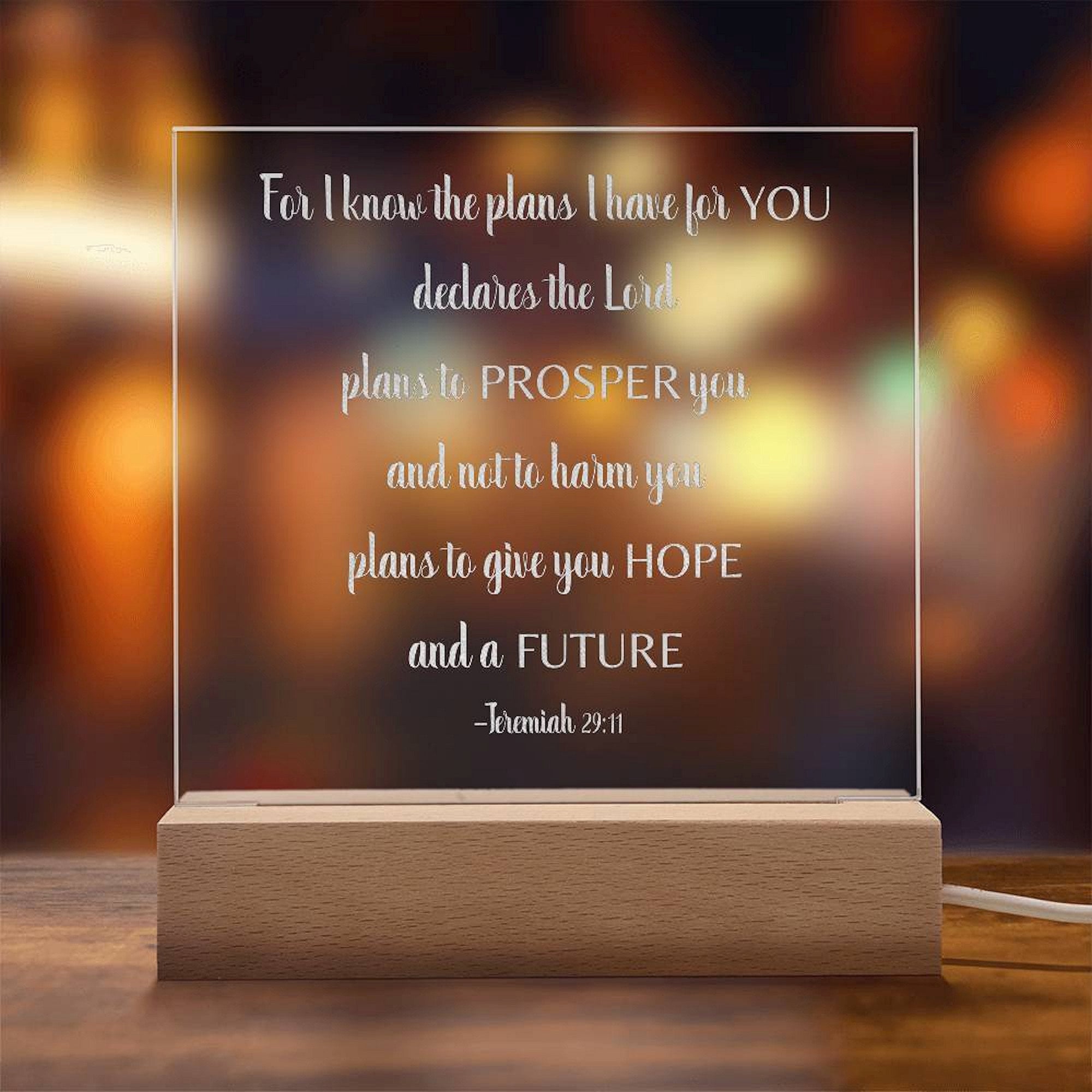 Jeremiah 29:11 Sign for I Know the Plans I Have for You - Etsy