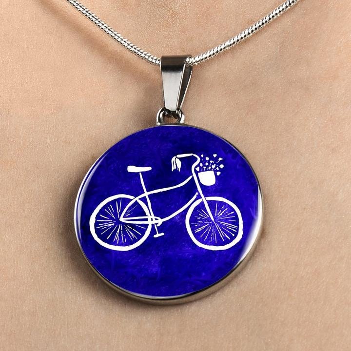 Bicycle Necklace Bike Necklace Bicycle Jewelry Gift for | Etsy