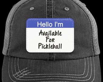 Sombrero de Pickleball, gorra de Pickleball, regalo para el jugador de Pickleball, regalo de papá de Pickleball, Pickleball divertido, entrenador de Pickleball, jugador de Pickleball