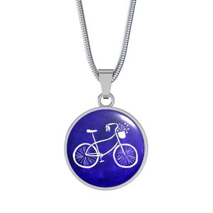 Bicycle Necklace, Bike Necklace, Bicycle Jewelry, Gift for Cyclists, Bicycle Lover Gift, Personalize Bicycle Necklace