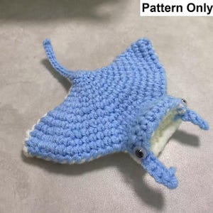 Sting Ray Moani The Manta Ray Plush Amigurumi Ocean Creatures Collection Crochet Pattern PDF Download