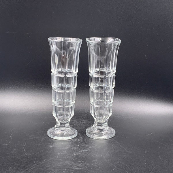 Vintage Italy Glass Vases (0621)