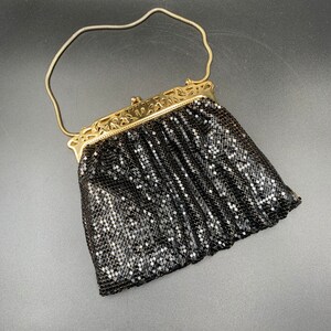 Vintage Whiting & Davis Flapper Mesh Evening Bag (0322)