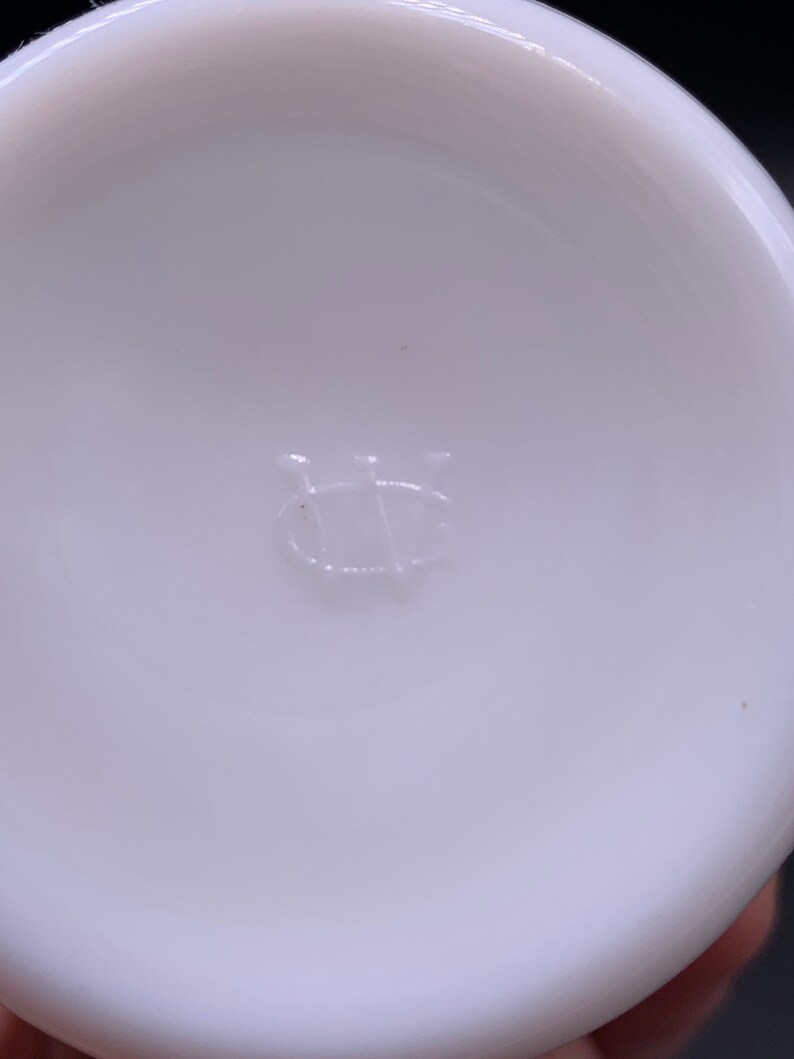 0321 Westmoreland paneled grape milk glass bud vase
