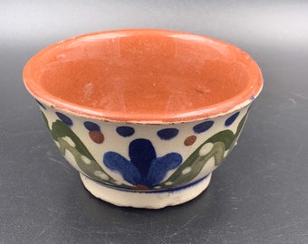 Vintage Mottoware Small Pottery Bowl (0322)