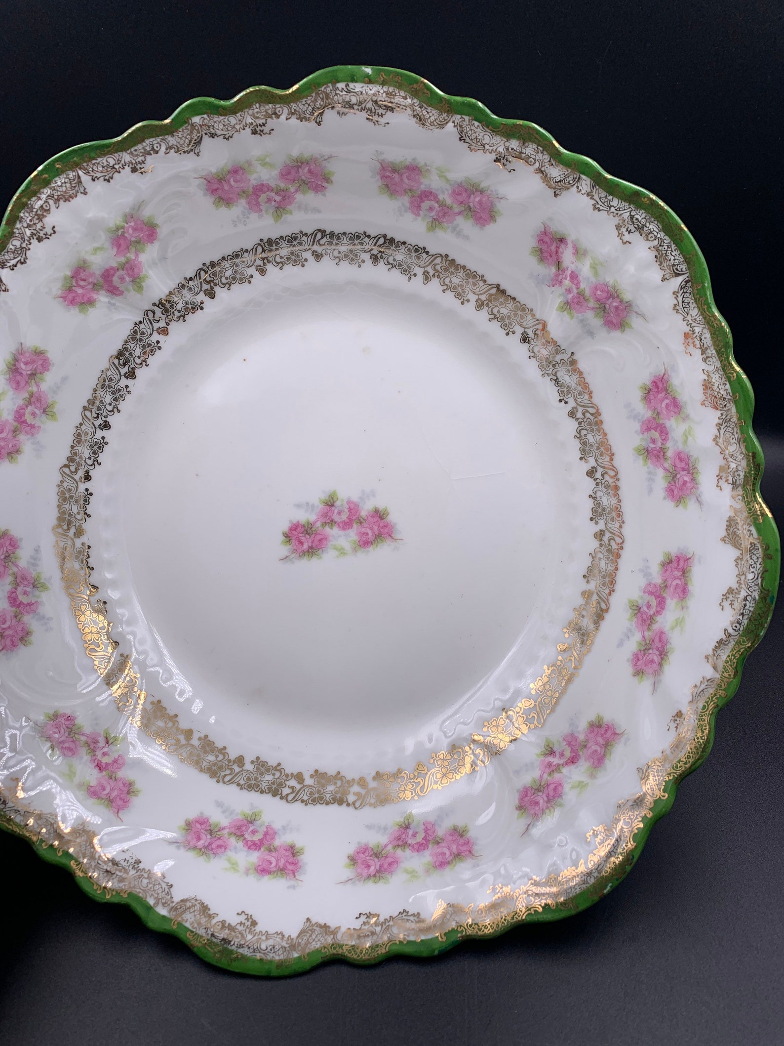 Vintage Wheelock China Serving Bowl 03/21 Etsy