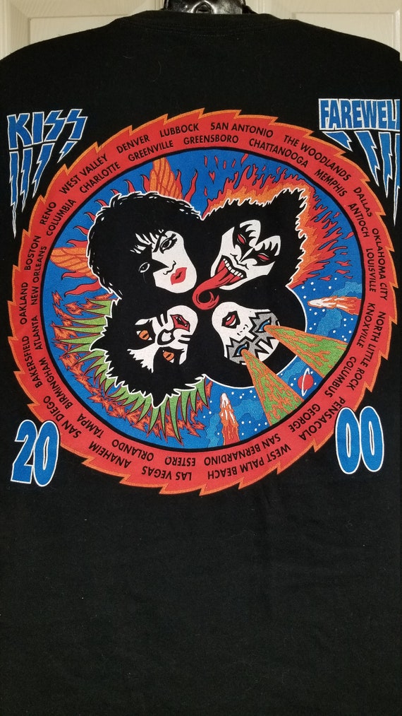 Kiss 2000 farewell large shirt - image 5