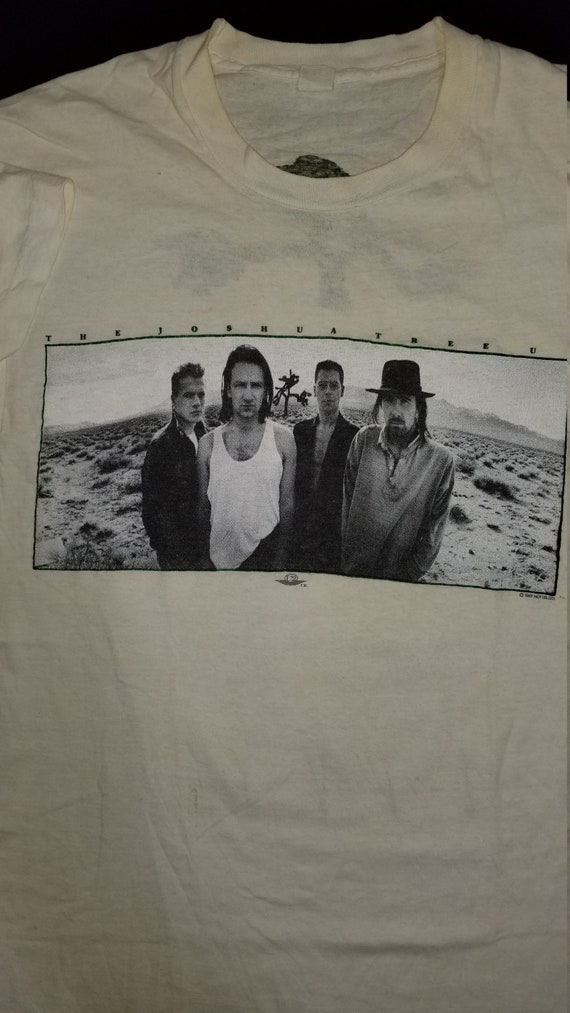 U2 Vintage 1987 Fall Joshua Tree Tour short sleeve