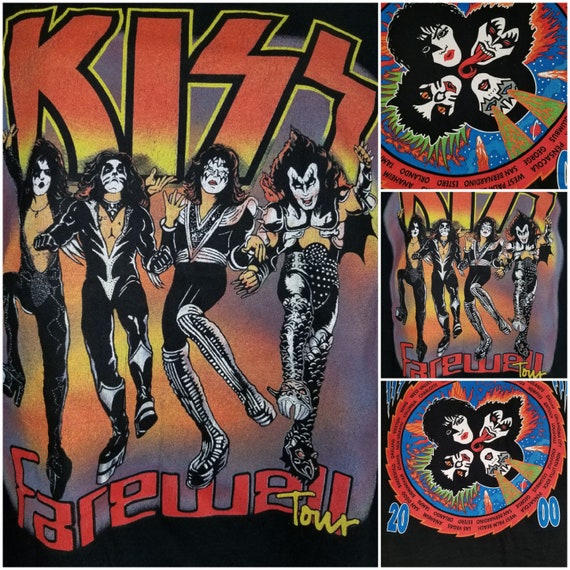 Kiss 2000 farewell large shirt - image 1