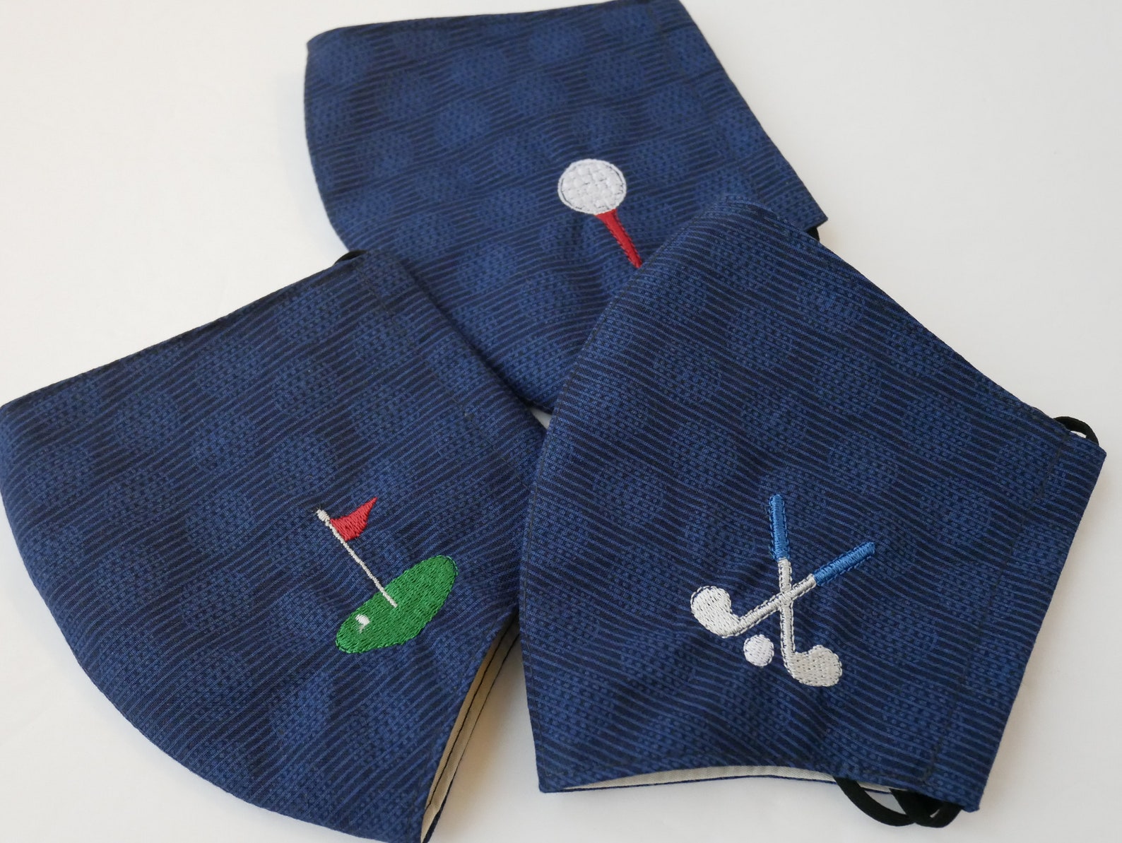 Men's Golf Mask Golfers Face Mask Nose Wire Option Golf Etsy