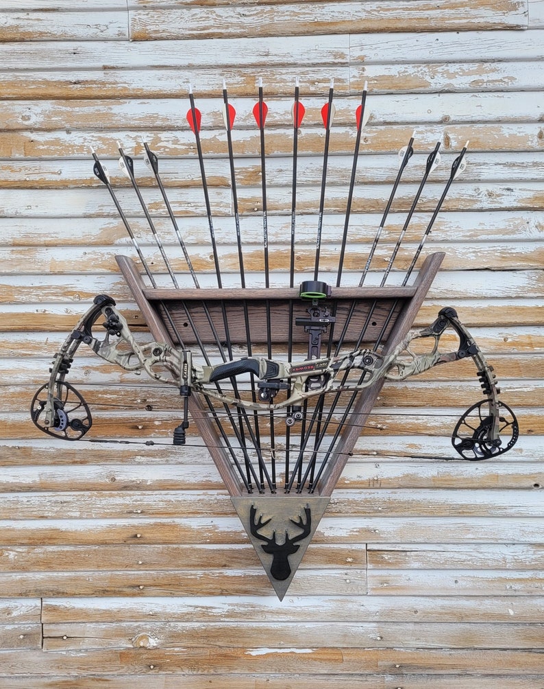 Archery Bow Rack Wall Mount for Compound Traditional or Etsy