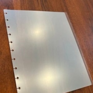 Disc Bound Frosted Side Tabs