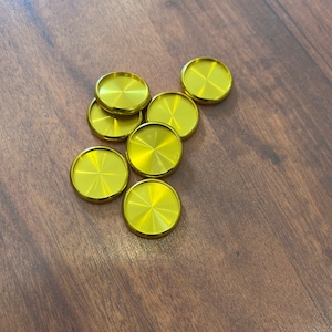 Metallic Gold 1-inch Discs