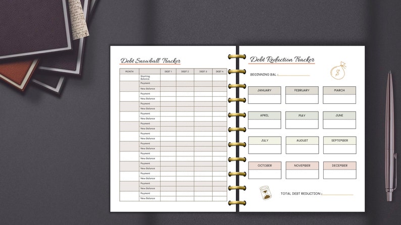 Budget Weekly Undated Planner 画像 6