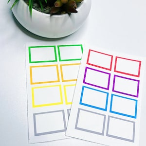 Le lot d'autocollants colorés (60 autocollants)